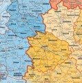 Mapa administracyjna Polski magnetyczna 1:650 000