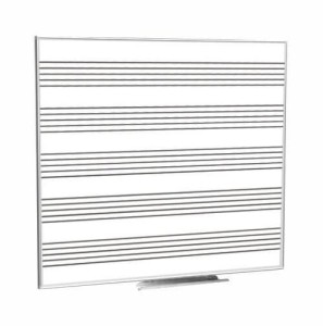 Tablica magnetyczna suchościeralna pięciolinia