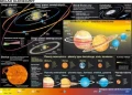 Układ słoneczny plansza 160 x 120 cm