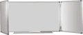 Tablica szkolna biała składana tryptyk ceramiczna 400 x 100 cm