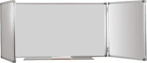 Tablica szkolna biała składana tryptyk ceramiczna 400 x 100 cm