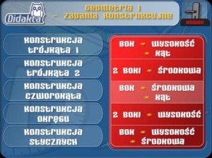 Didakta - Geometria 1 Zadania konstrukcyjne program interaktywny