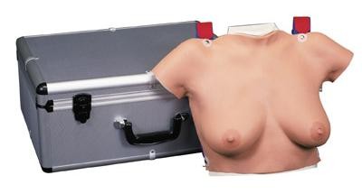 Model do badania piersi w walizce 