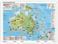 Mapa fizyczna Australii i Nowej Zelandii fakty