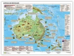 Mapa fizyczna Australii i Nowej Zelandii fakty