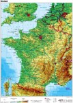 Francja mapa fizyczna