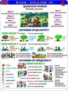 Basic English IV plansza dwustronna 120 x 160 cm