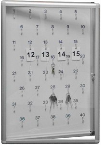 Gablota na klucze 60x90 cm 40 kluczy