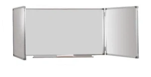 Tablica szkolna biała składana tryptyk 300 x 100 cm