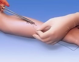 Fantom model ręki do zakładania szwów