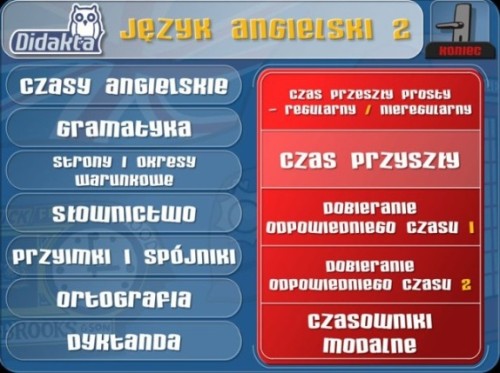 Didakta - Język angielski 2 program interaktywny