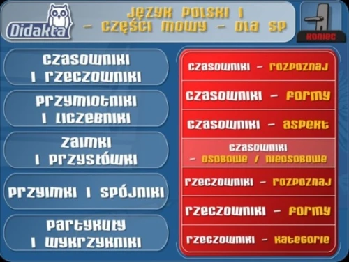 Didakta - Język polski 1 program interaktywny