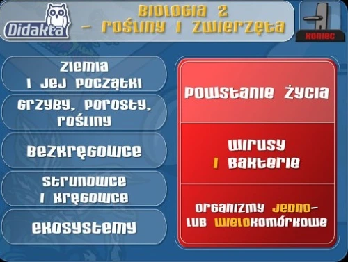 Didakta - Biologia 2 Rośliny i zwierzęta program interaktywny