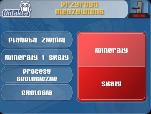 Didakta - Przyroda nieożywiona program interaktywny