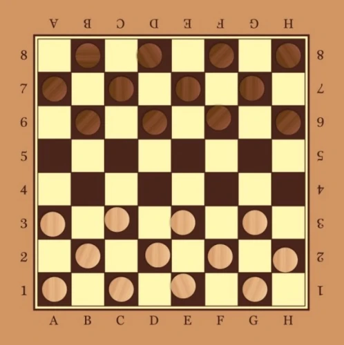 Warcaby dla dzieci - zestaw maxi