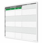 Plan lekcji magnetyczny dla 20 klas, 20 sal i 40 nauczycieli