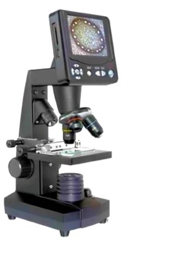 Szkolny Mikroskop Cyfrowy Biolux LCD z zestawem preparatów