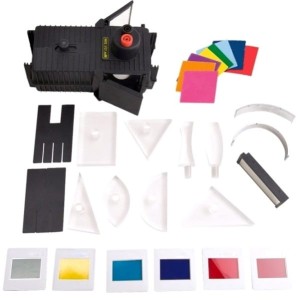 Źródło światła białego i RGB do doświadczeń z optyki 