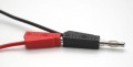 Przewody połączeniowe bananowe 50 cm 3 czerwone 3 czarne