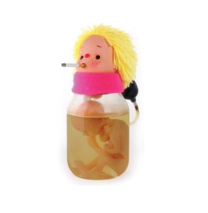 Lalka do demonstracji szkodliwości palenia w ciąży