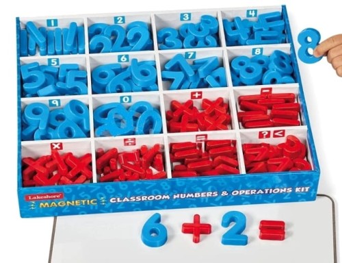 Cyfry i znaki - zestaw magnetyczny