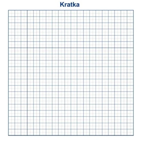 Nakładka magnetyczna suchościeralna – kratka