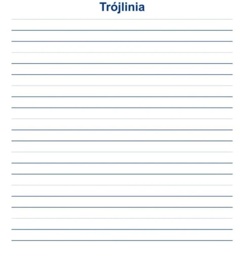 Nakładka magnetyczna suchościeralna – trójlinia