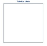 Nakładka magnetyczna suchościeralna - tablica biała 