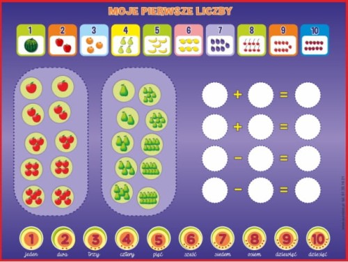 Zestaw edukacyjny - Moje pierwsze liczby