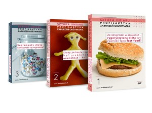 Sztuka umiaru – Profilaktyka zaburzeń odżywiania – pakiet edukacyjny 3 filmów DVD 