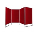 Tablica parawan czteromodułowa 4x100x170x190 cm