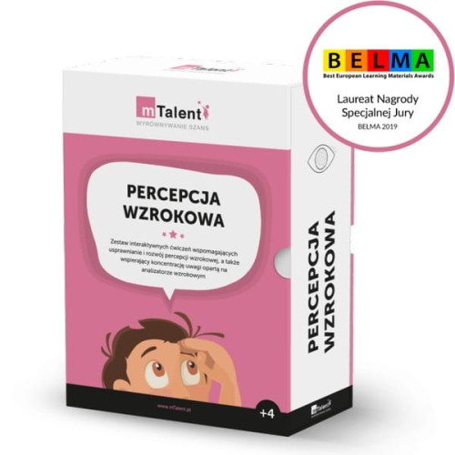 mTalent – Percepcja wzrokowa - zestaw ćwiczeń interaktywnych