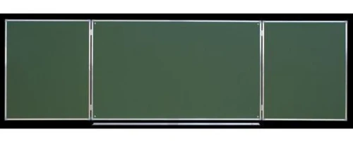 Tablica szkolna zielona składana tryptyk ceramiczna 360 x 100 cm