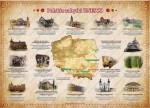 Polskie zabytki UNESCO - plansza dydaktyczna 140 x 100 cm 