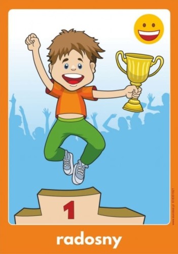 Emocje - zestaw plansz edukacyjnych z kartami pracy i płytą CD