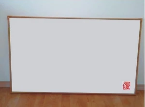 Tablica magnetyczna biała pozioma na przybory szkolne matematyczne 