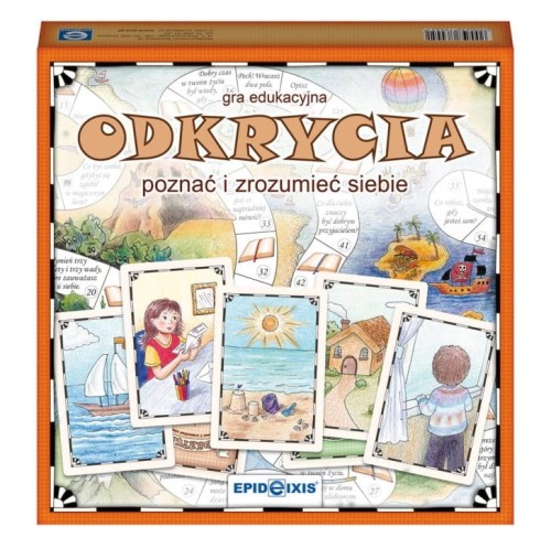 Odkrycia – poznać i zrozumieć siebie - planszowa gra terapeutyczna