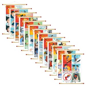 Pierwsza pomoc – zestaw 13 plansz gotowych do zawieszenia 