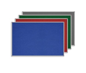 Tablica welurowa 100 x 80 cm - oprawa aluminiowa 