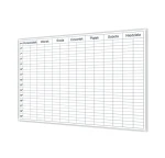 Tablica Planer Tygodniowy 100x75 cm 