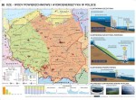 Wody powierzchniowe i hydroenergetyka w Polsce - OZE - mapa ścienna 