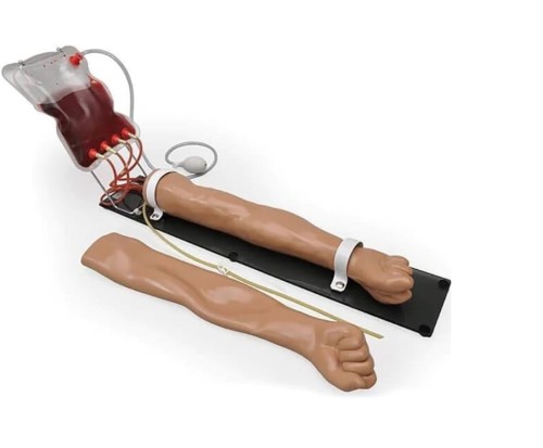 Zaawansowane ramię do nauki iniekcji dożylnej, domięśniowej i śródskórnej