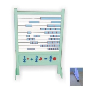 Liczydło duże do działań ułamkowych - na kółkach 