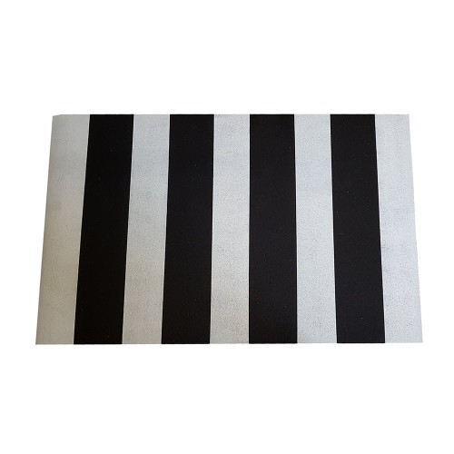 Przejście dla pieszych mata gumowa 6 mm z białymi pasami do miasteczka ruchu