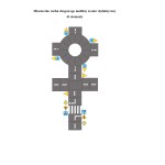 Miasteczko ruchu drogowego (8x15m) – Puzzle i 16 znaków