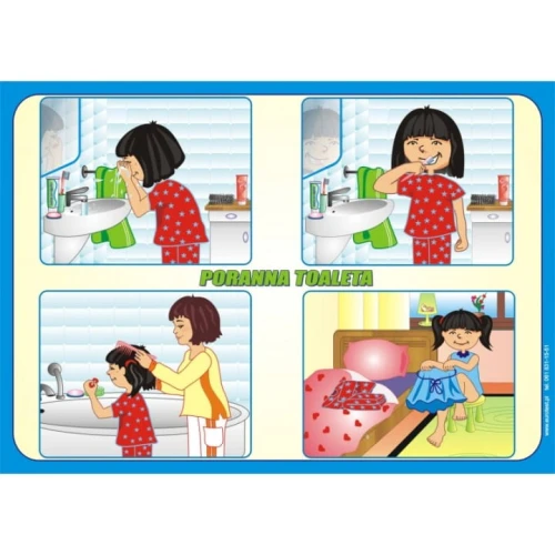 Dbamy o zdrowie – higiena – zestaw plansz