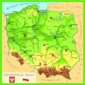 Parki narodowe – obrazkowa mapa Polski