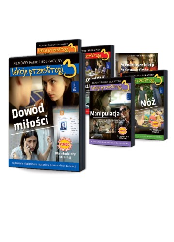 Lekcje przestrogi 3 - zestaw 5 filmów DVD z konspektami