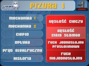 Didakta - Fizyka 1 program interaktywny