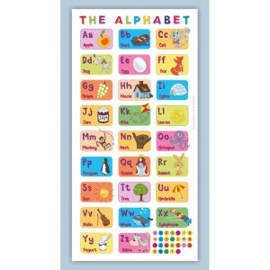 Duża mata edukacyjna do nauki alfabetu języka angielskiego